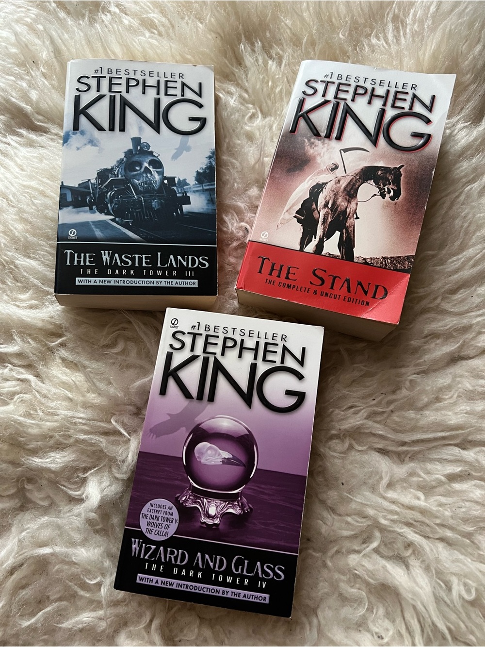 Stephen King 3 Book Bundle | The Stand + Dark Tower III & IV